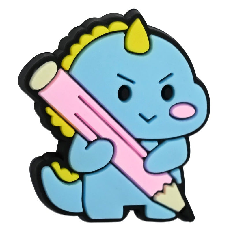 Wholesale Random 100pcs/pack  Cute cartoon dinosaur beaded necklace